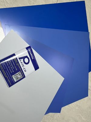 0.30mm Blue Thermal CTP Plate With Maximum Production Size 1650*1450mm